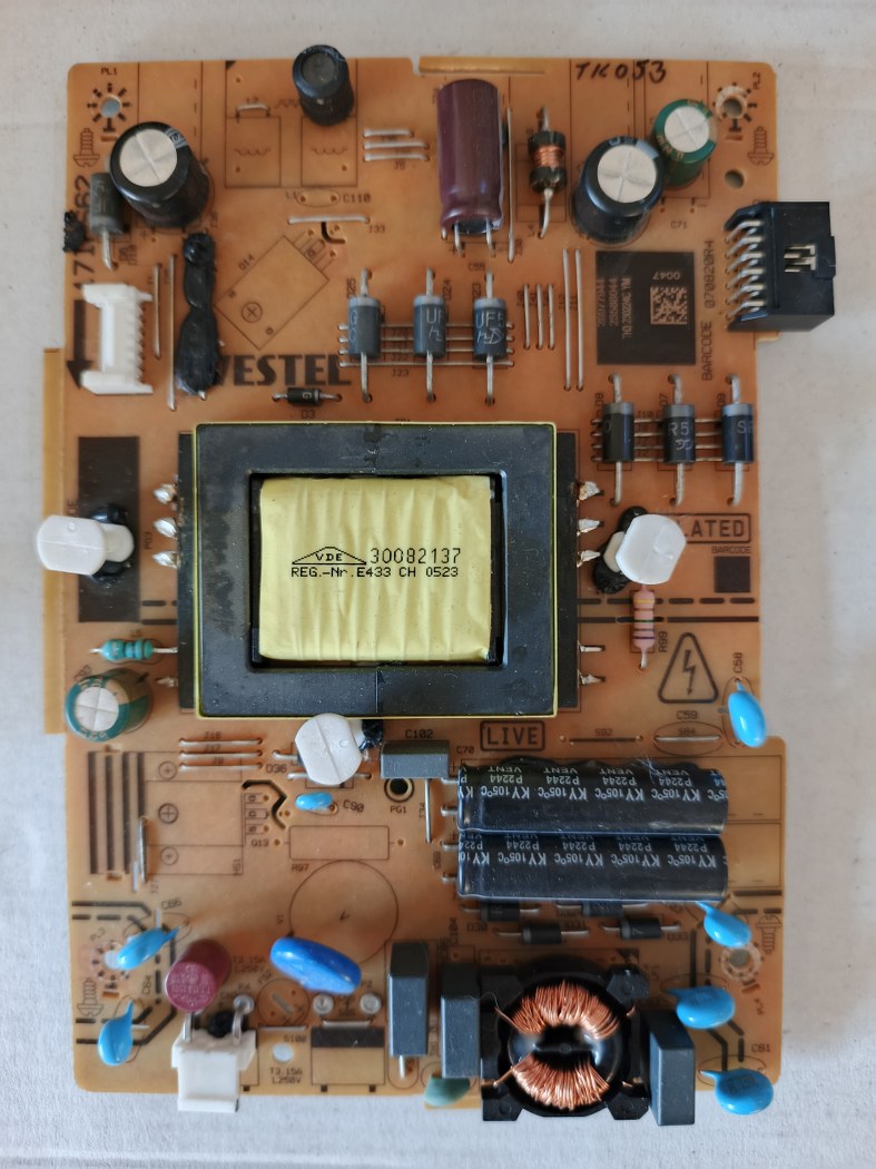 TK053 JVC LT-32VAH3200 10139885 POWER 17IPS62